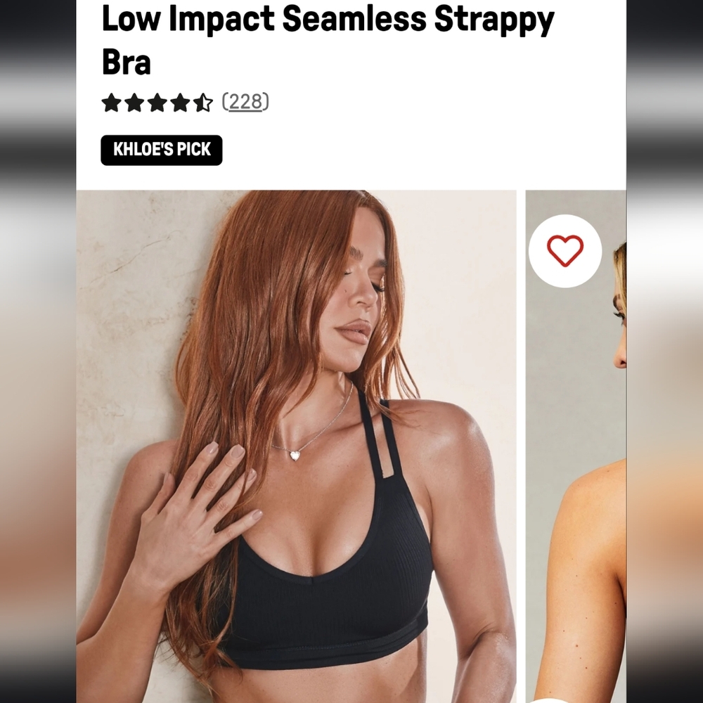 Sold Out Online...Fabletics Impact Seamless Strappy Bra NWT
